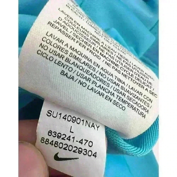 NIKE GOLF Mens medium L Tour Performance Dri-Fit Polo shirt Combine - Picture 6 of 9